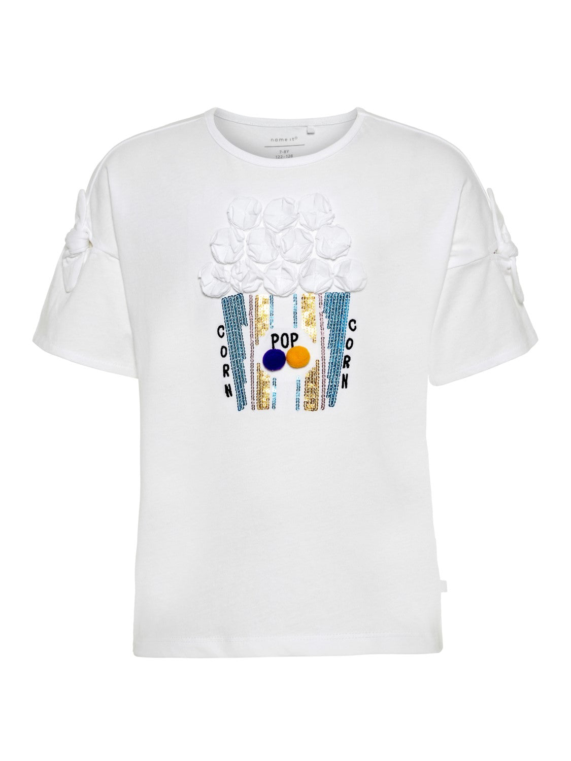 name it  t-shirt giro collo b.na mod. jeva