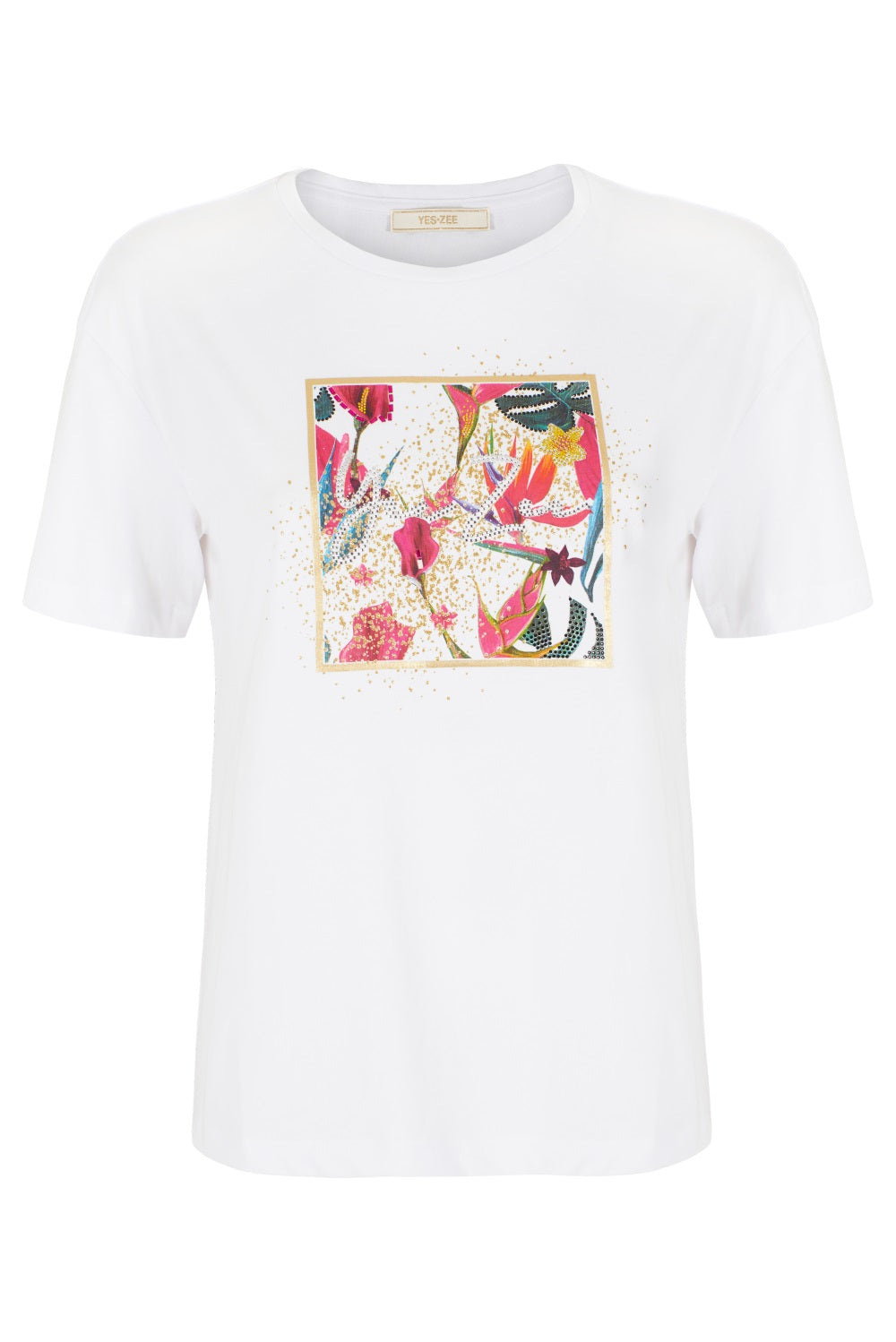 T-shirt giro collo YES-ZEE