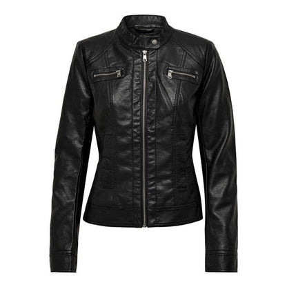 ONLY Giubbino in pelle sintetica onlbandit faux leather biker otw noos