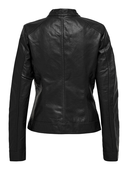 ONLY Giubbino in pelle sintetica onlbandit faux leather biker otw noos