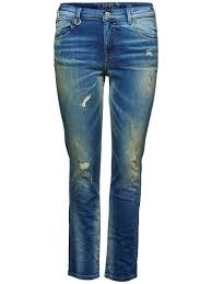 Jeans elasticizzato con rotture mod. GEMMA