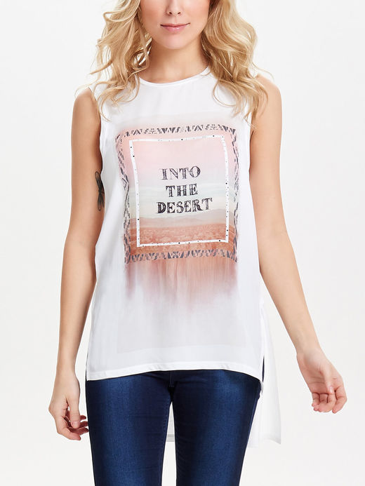 Only t-shirt max senza manica mod. Look