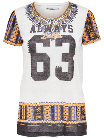 Only T-shirt mezza manica mod. Africa