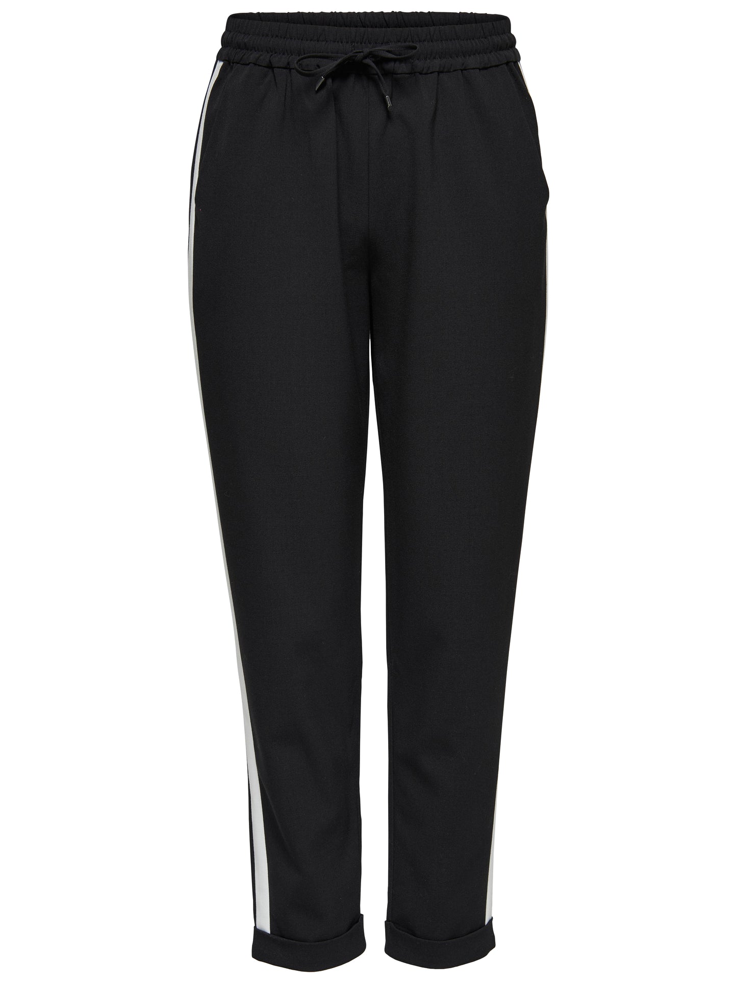Pantalone donna con culisse e banda laterale modello Roma