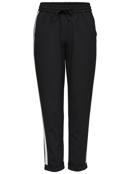 Pantalone donna con culisse e banda laterale modello Roma