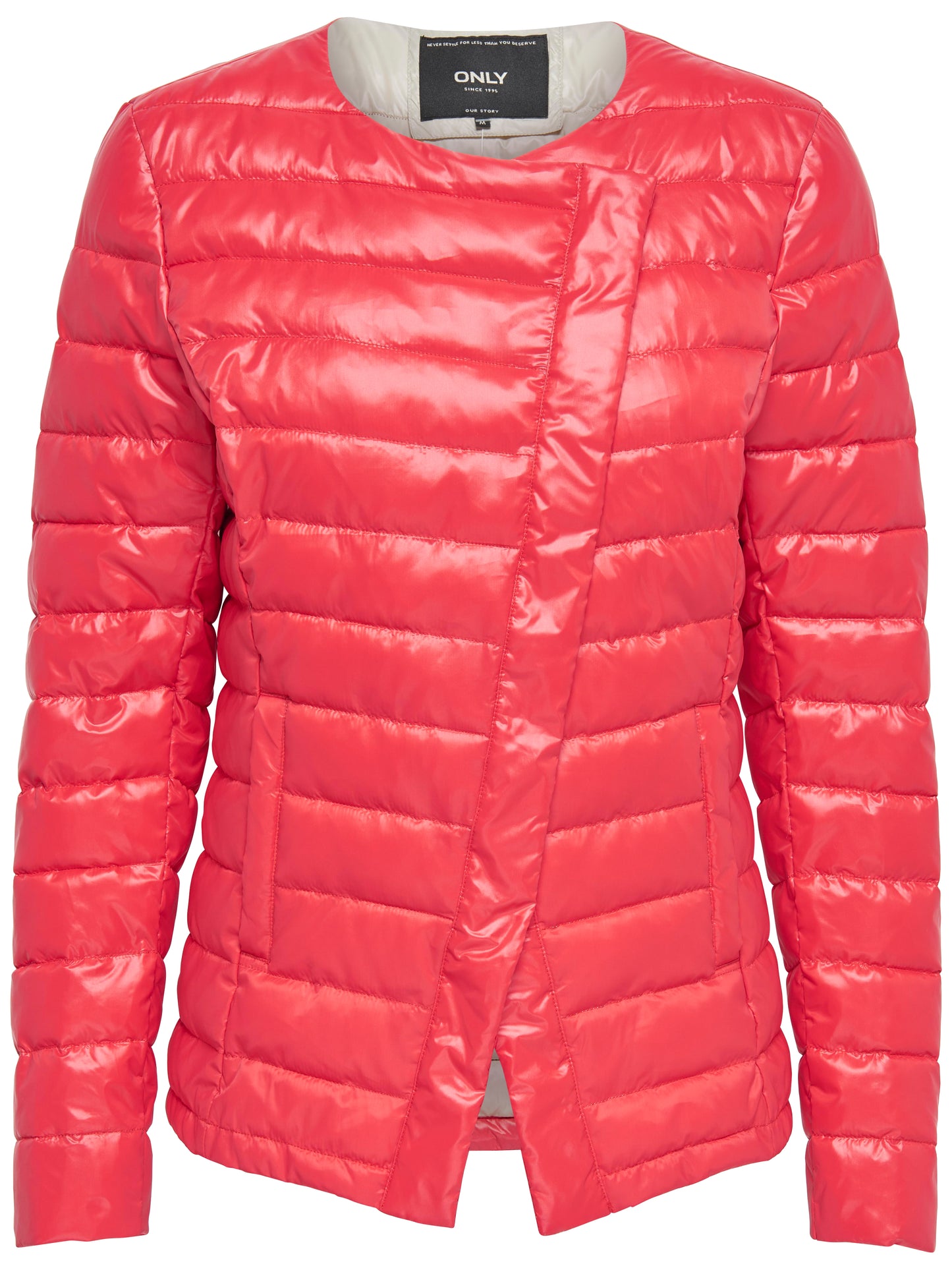 only Piumino leggero con lampo abloquo modello Cross cathy