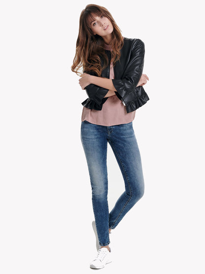 Only Giacca in eco pelle mod. MIA