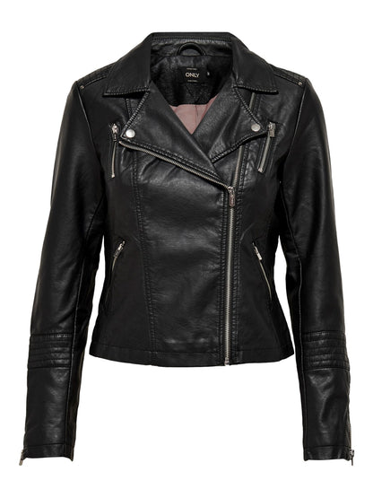 Only Giubbino il pelle sintetica onlgemma faux leather biker otw noos