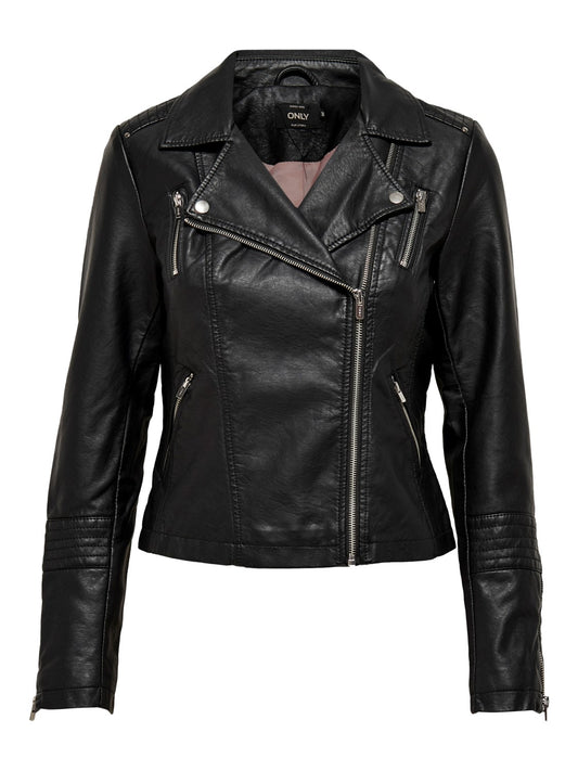 Only Giubbino il pelle sintetica onlgemma faux leather biker otw noos