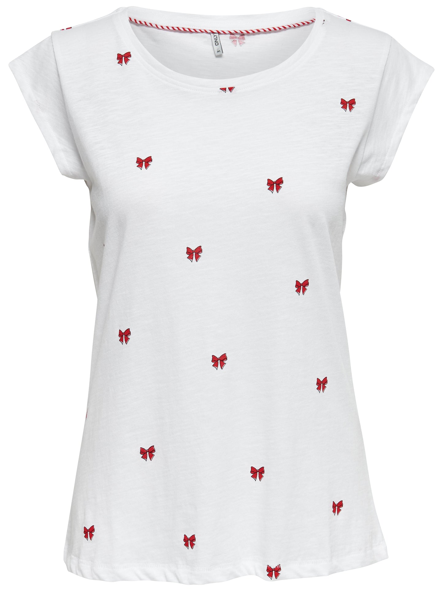 Only T-shirt mezza manica  (fiocco) mod. Bone
