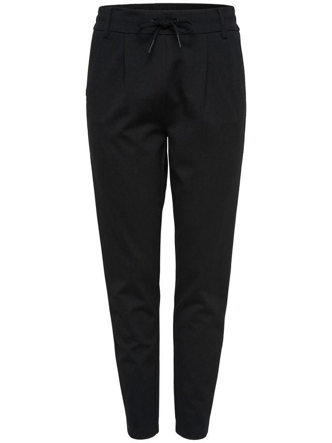 Only pantalone con banda laterale nero verde modello poptrash