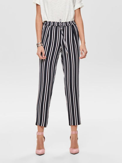 only pantalone morbido  gessato mod. onlpiper