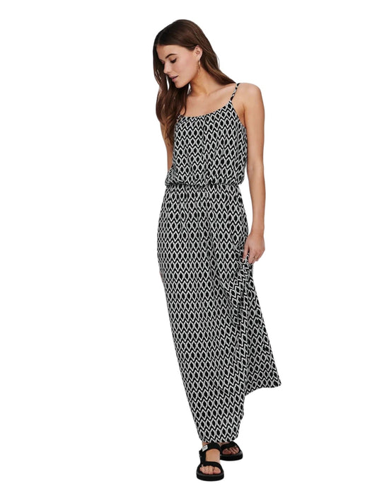 Only abito onlvibe life s/l shirt long dress wvn