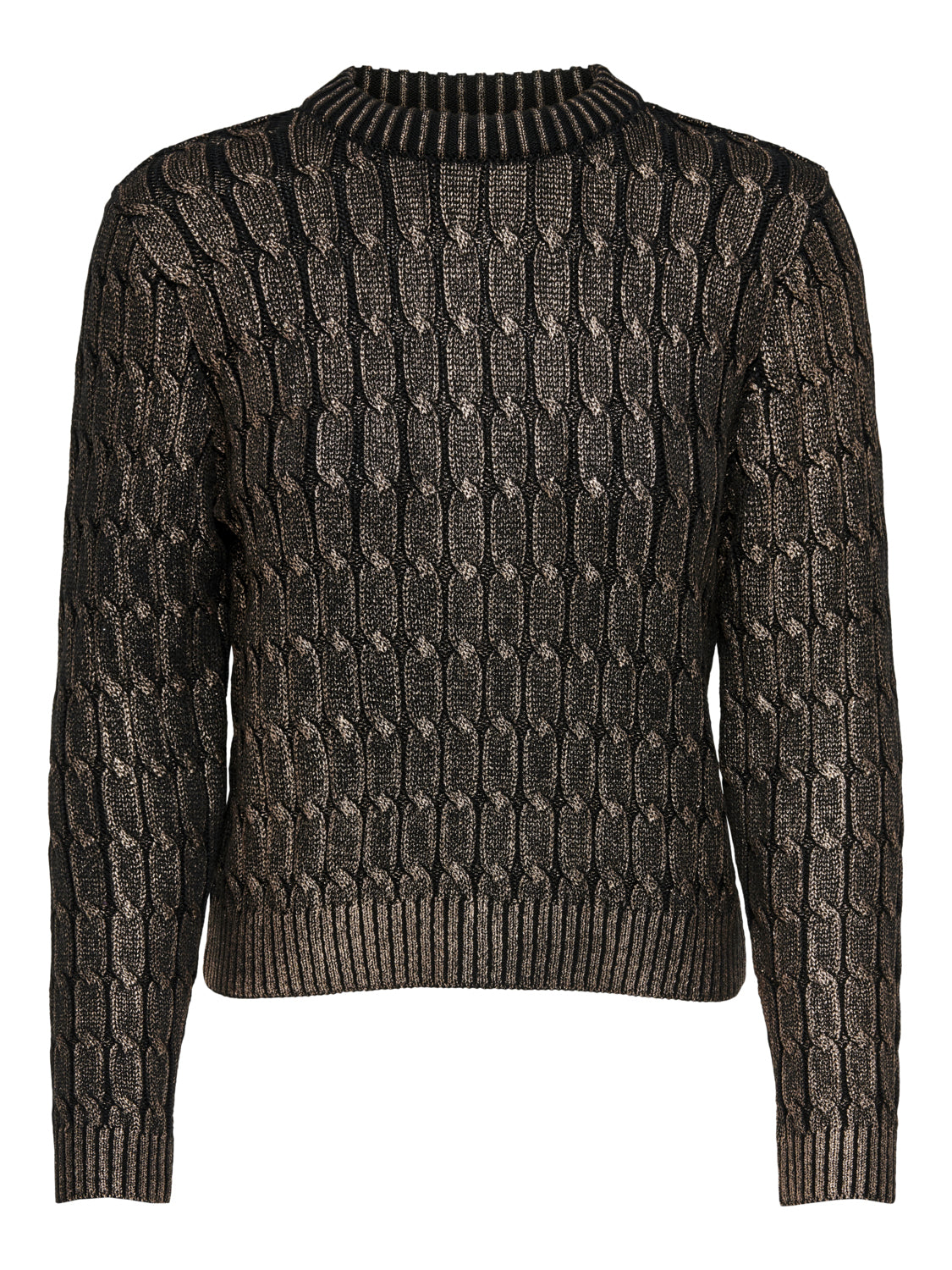 only maglia giro collo con treccie mod. glow