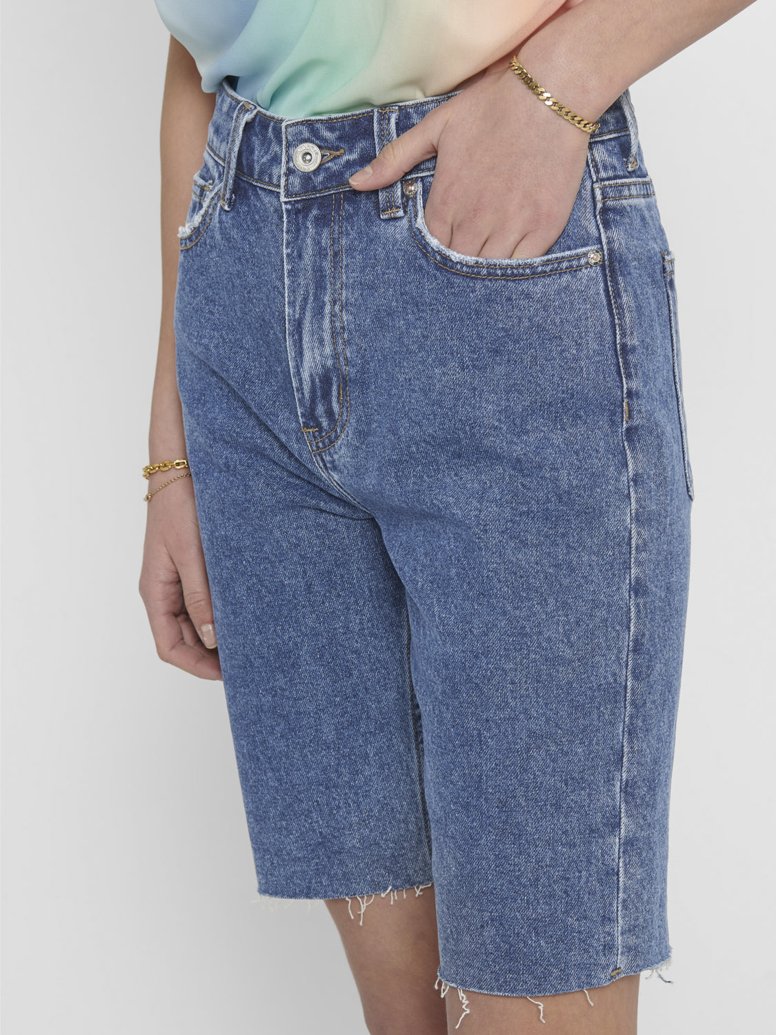 Only bermuda jeans onlemily hw long shorts