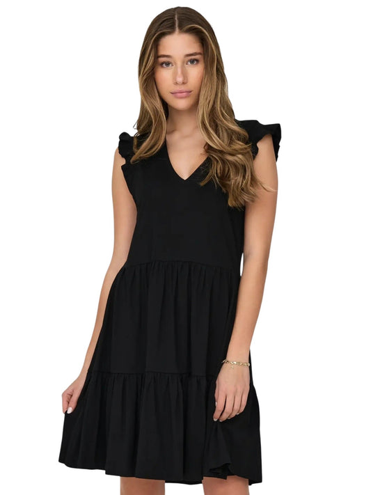 Only abito onlvibe life s/l shirt long dress wvn
