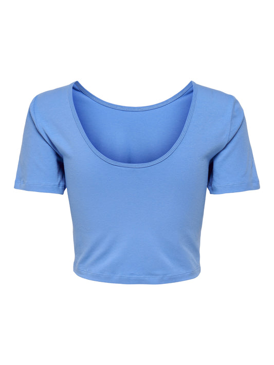 ONLY T-SHIRT CROP onlpure s/s short top