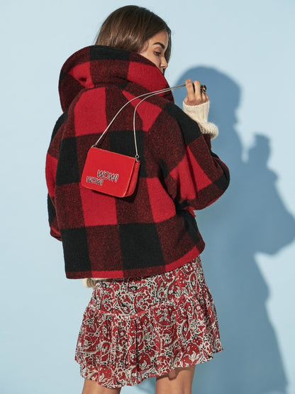 Only giubbino in panno brooklin crop