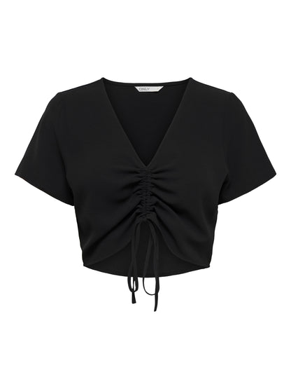 Only onlnova lux s/s ruching top