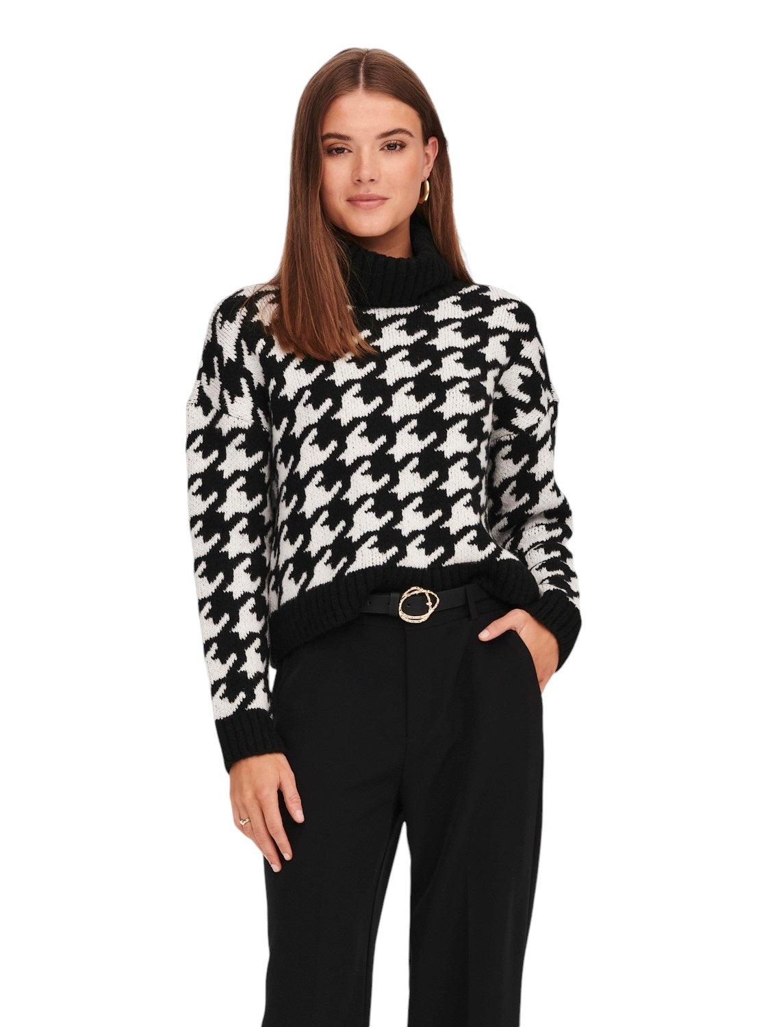 Only maglia collo alto onljaxie pullover a collo alto l/s knt