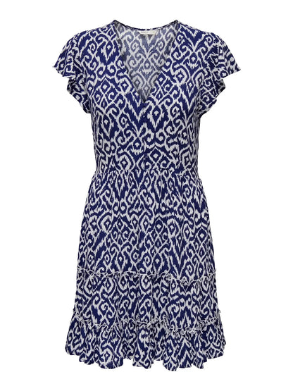 Only abito onlvibe life s/l shirt long dress wvn