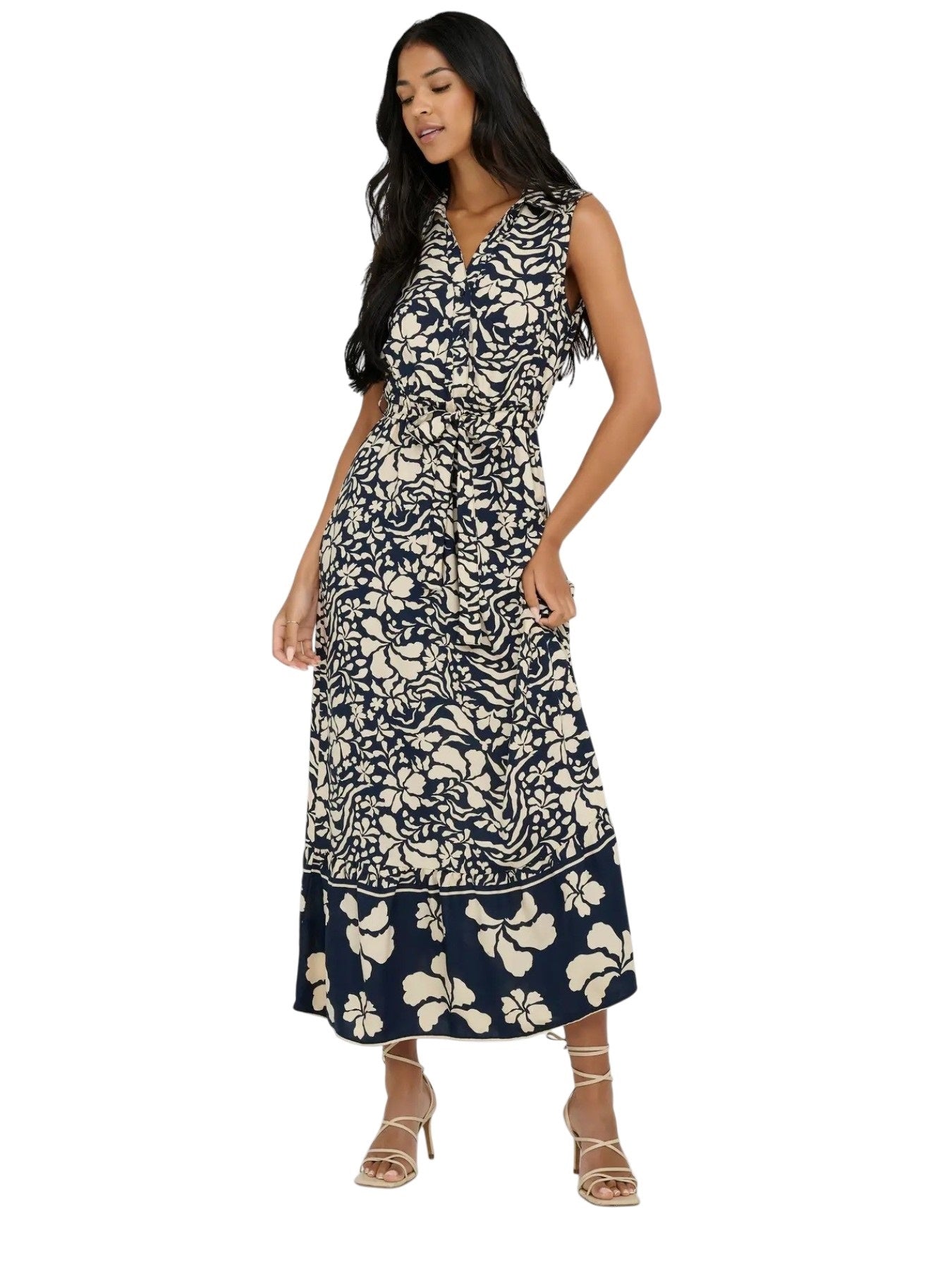 Only abito onlvibe life s/l shirt long dress wvn