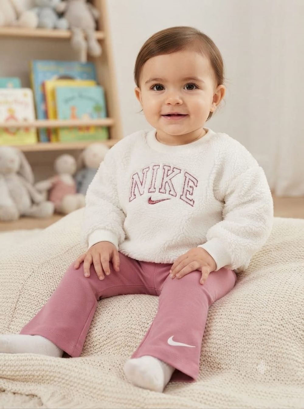 Nike tuta giro collo bimba