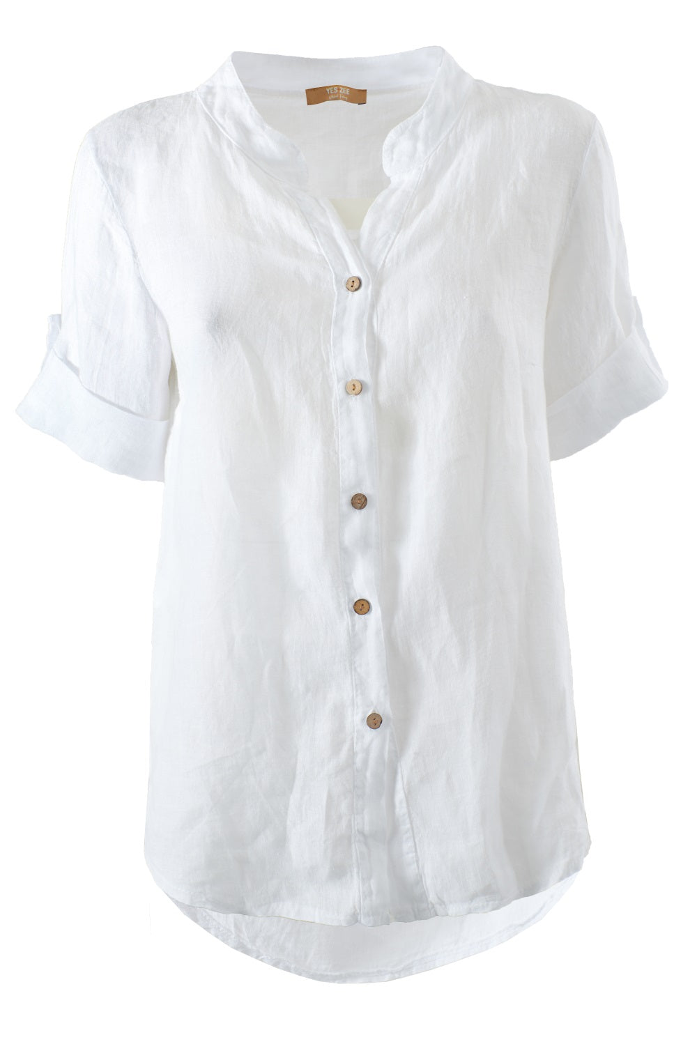 Yes-Zee Camicia manica corta donna in viscosa