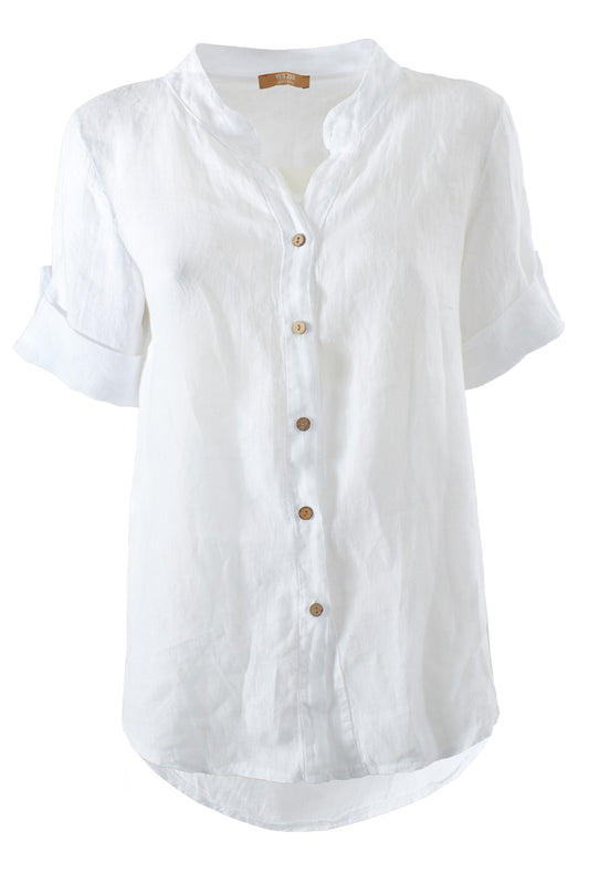Yes-Zee Camicia manica corta donna in viscosa