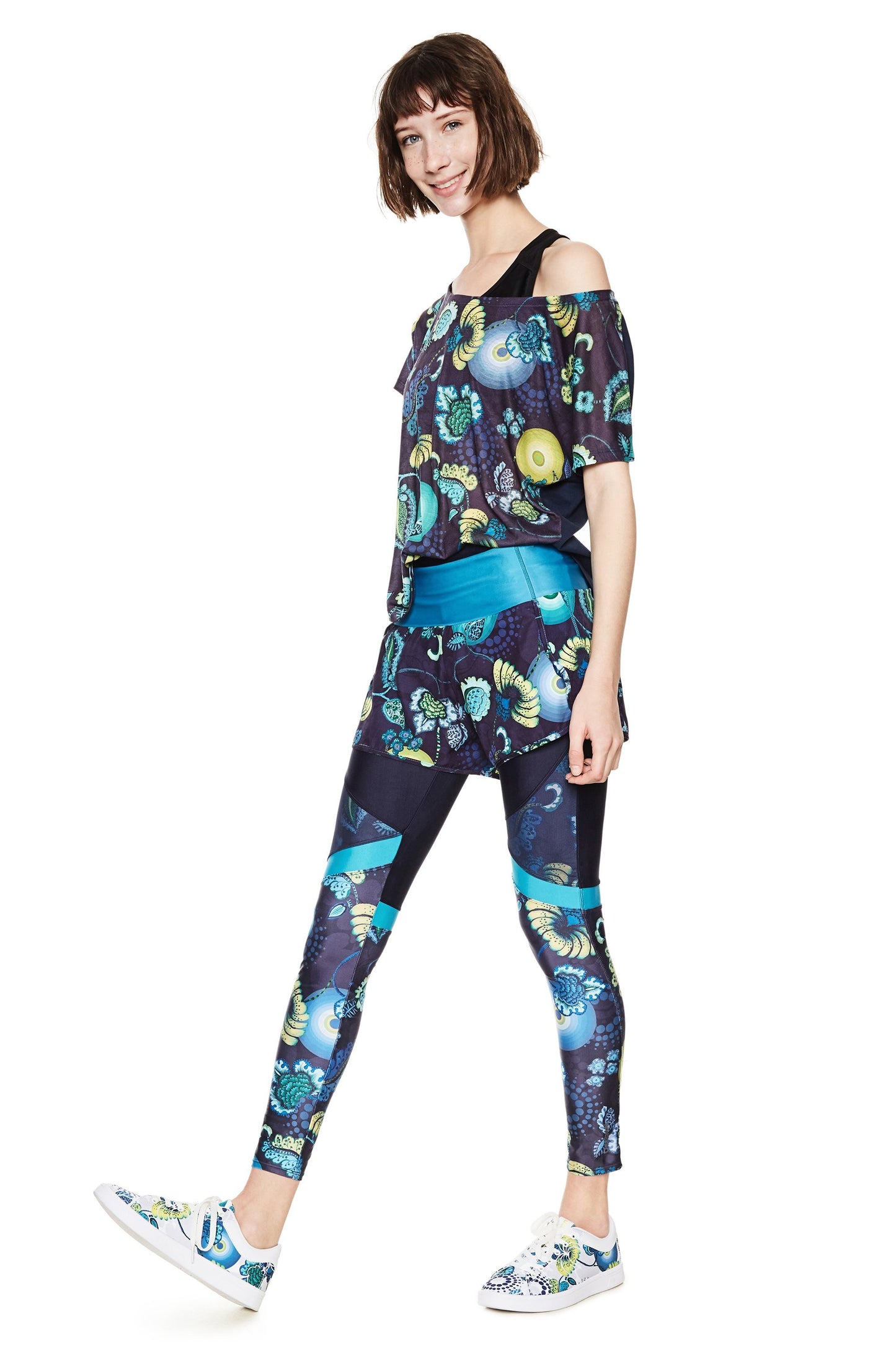 Desigual t-shirt manaca corta tinta unita over
