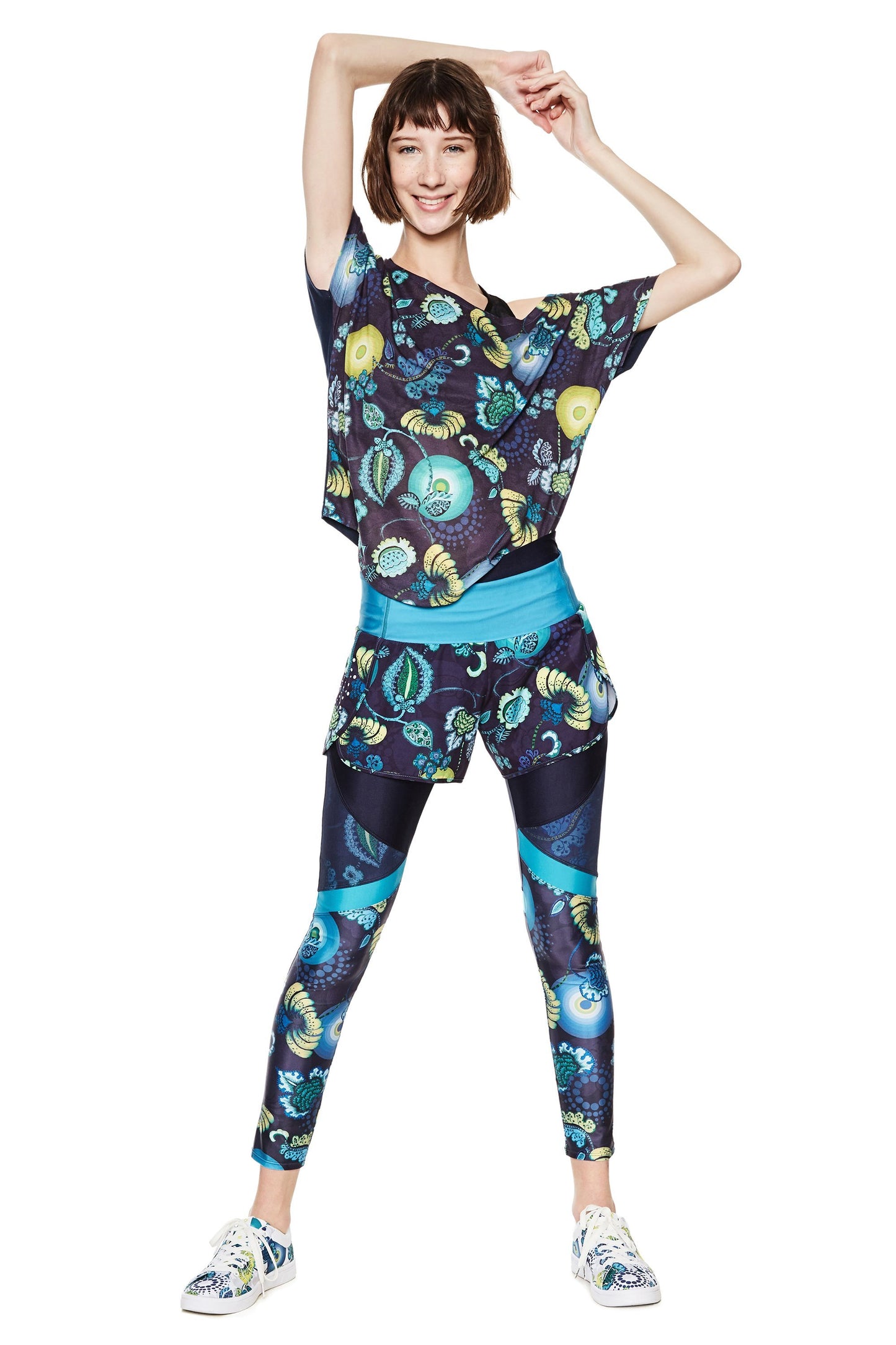 Desigual t-shirt manaca corta tinta unita over