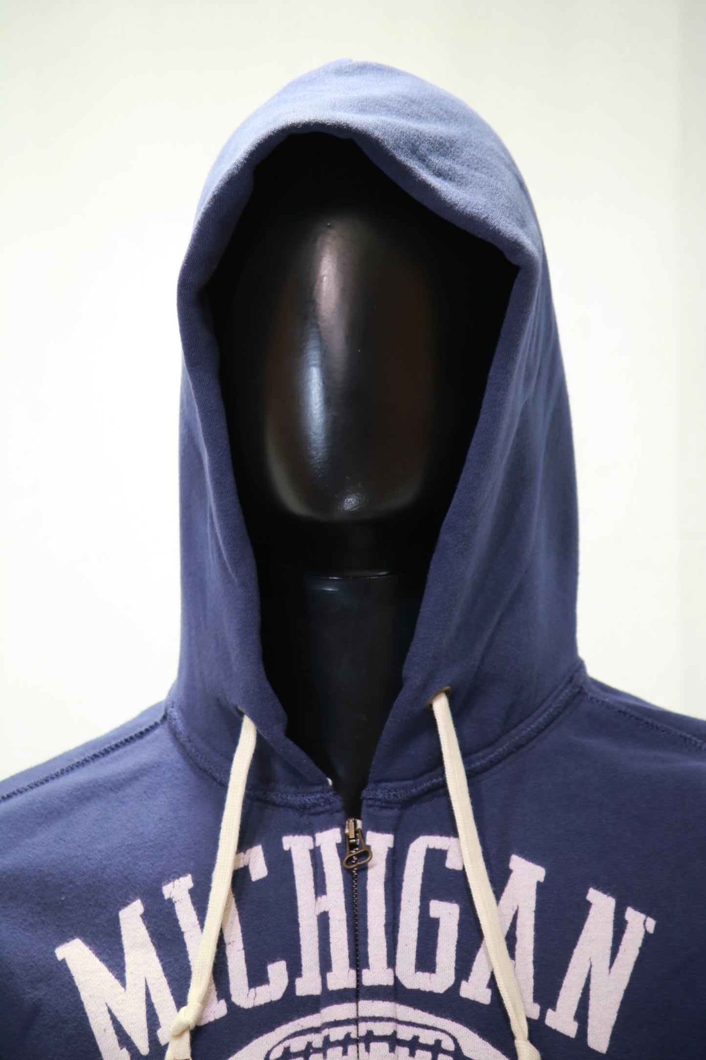 Felpa zip lunga cappuccio con stampa Champion