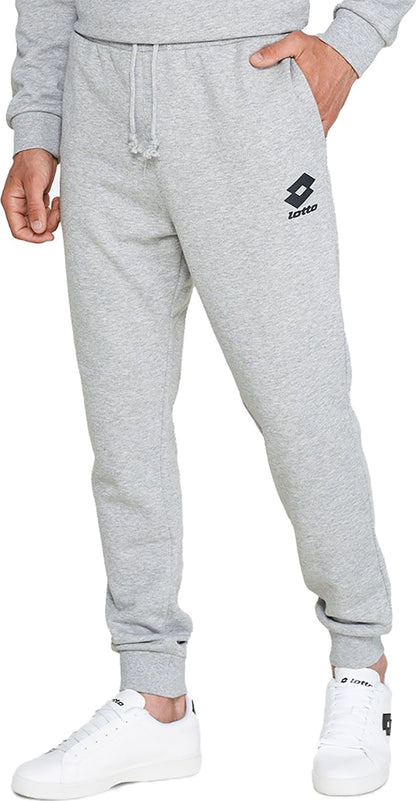 Lotto pantalone felpa garzata con polsino m smart pant