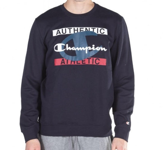 Champion felpa giro collo con stampa grande