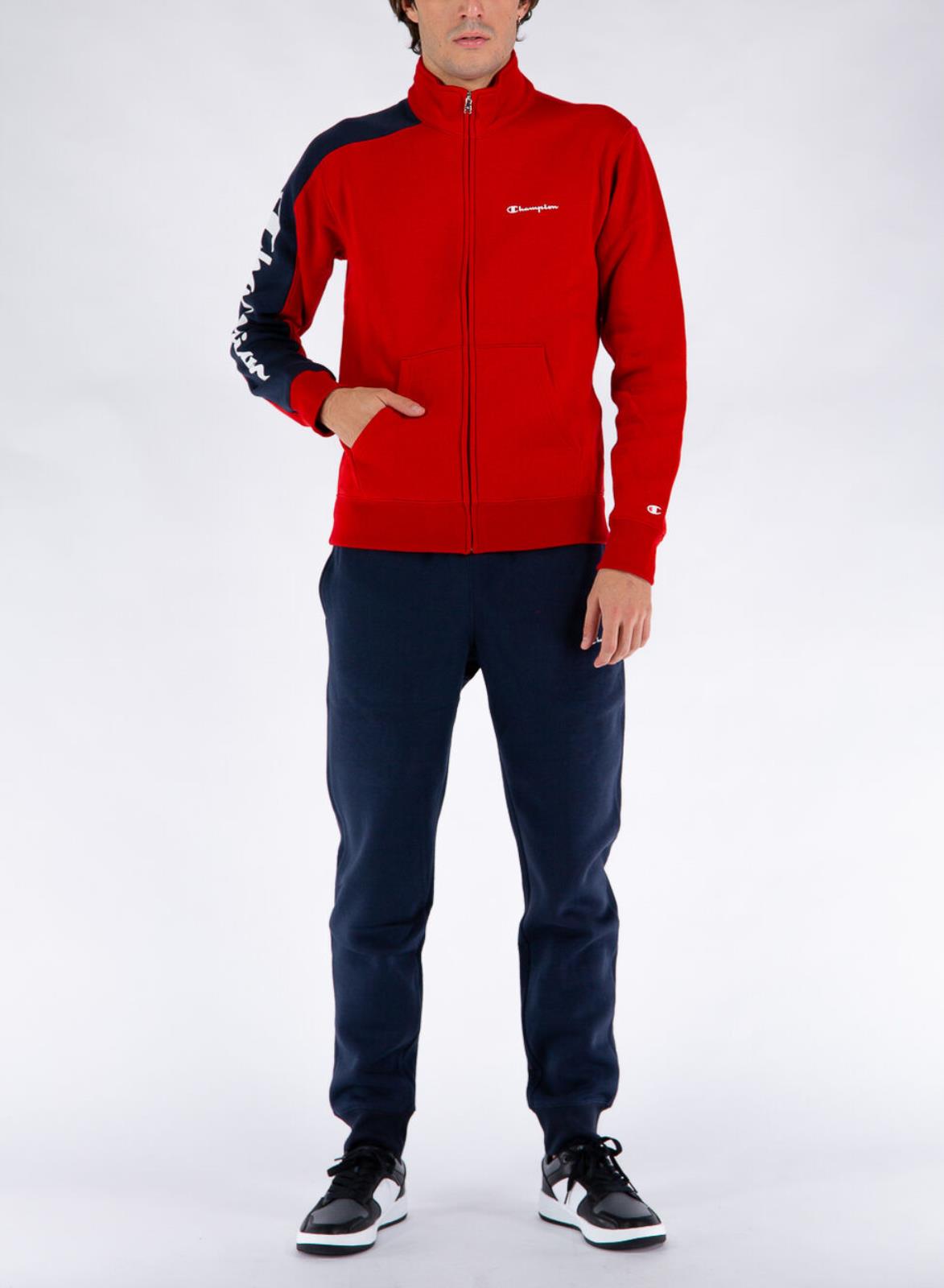 Champion tuta zip lunga con pantalone con polsino