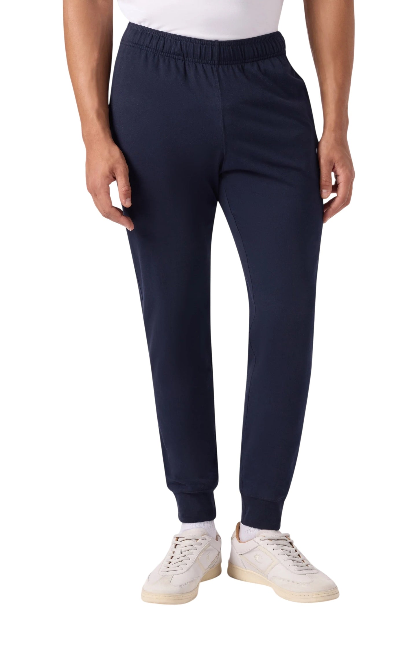 Champion pantalone uomo in jersy di cotone con polsino