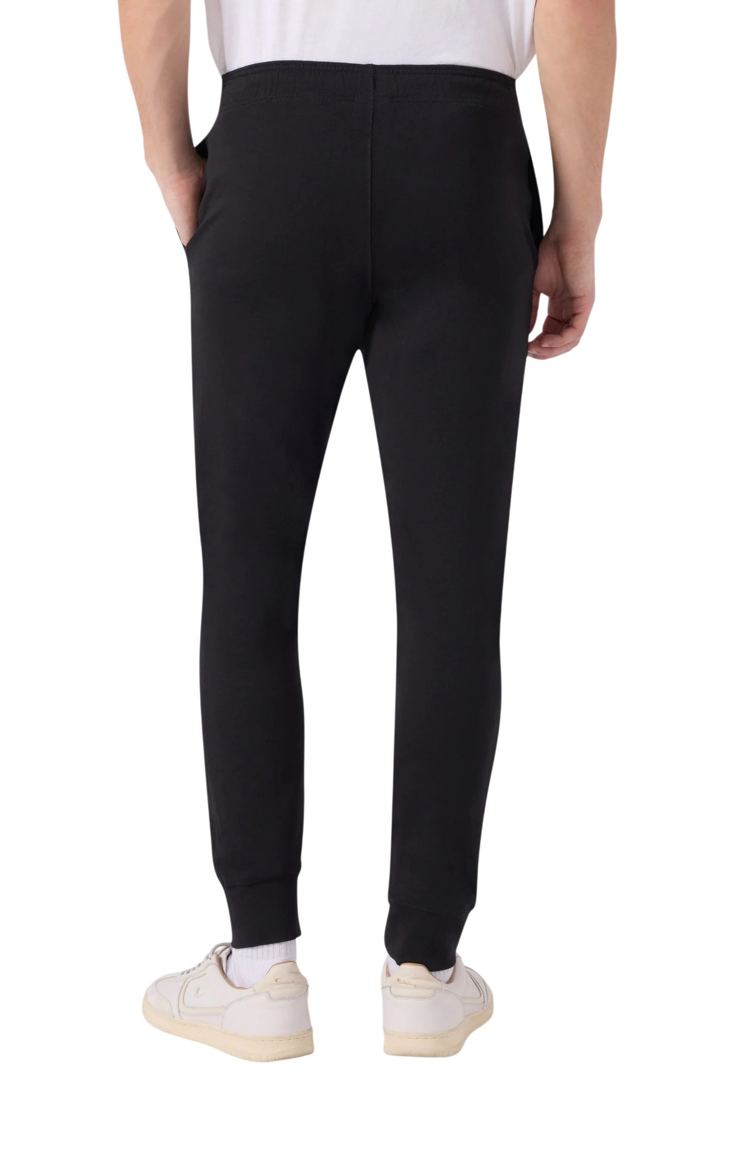 Champion pantalone uomo in jersy di cotone con polsino