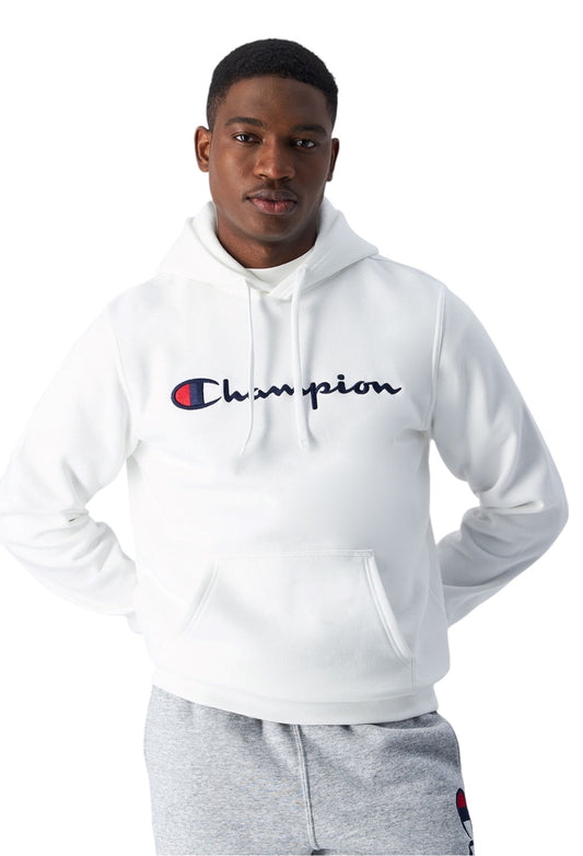 Champion felpa cappuccio con scritta grande