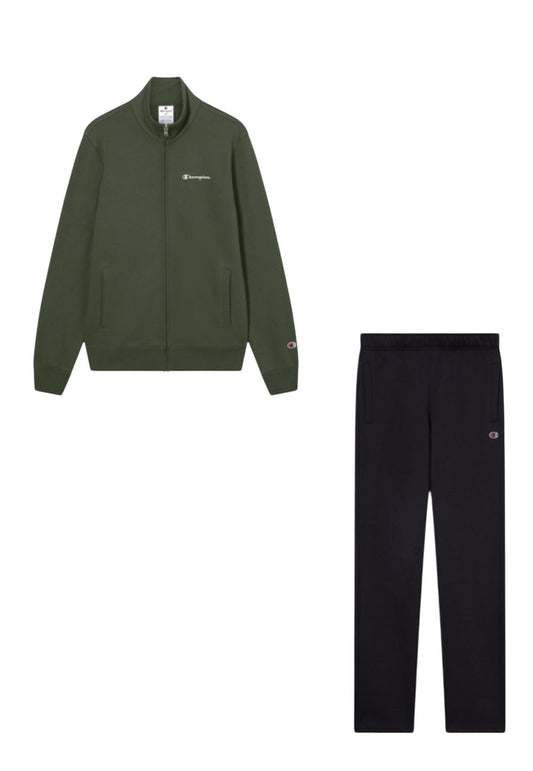 Champion tuta zip lunga bicolore pant dritto