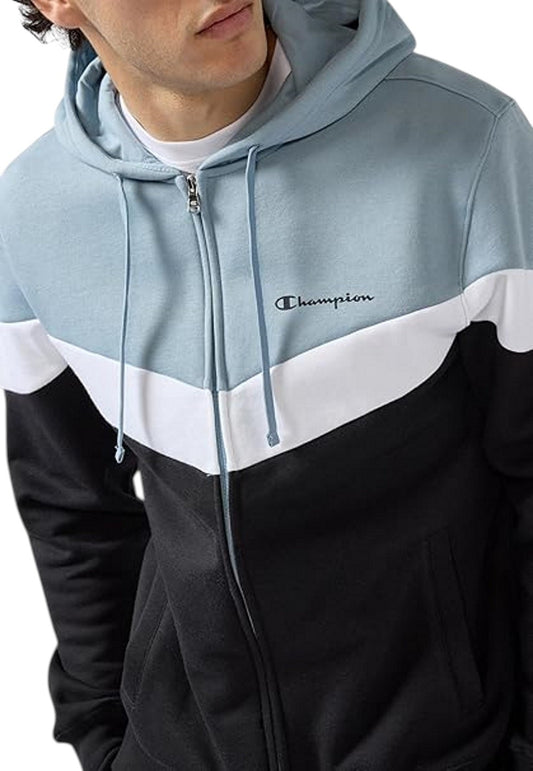 Champion tuta zip lunga cappuccio uomo