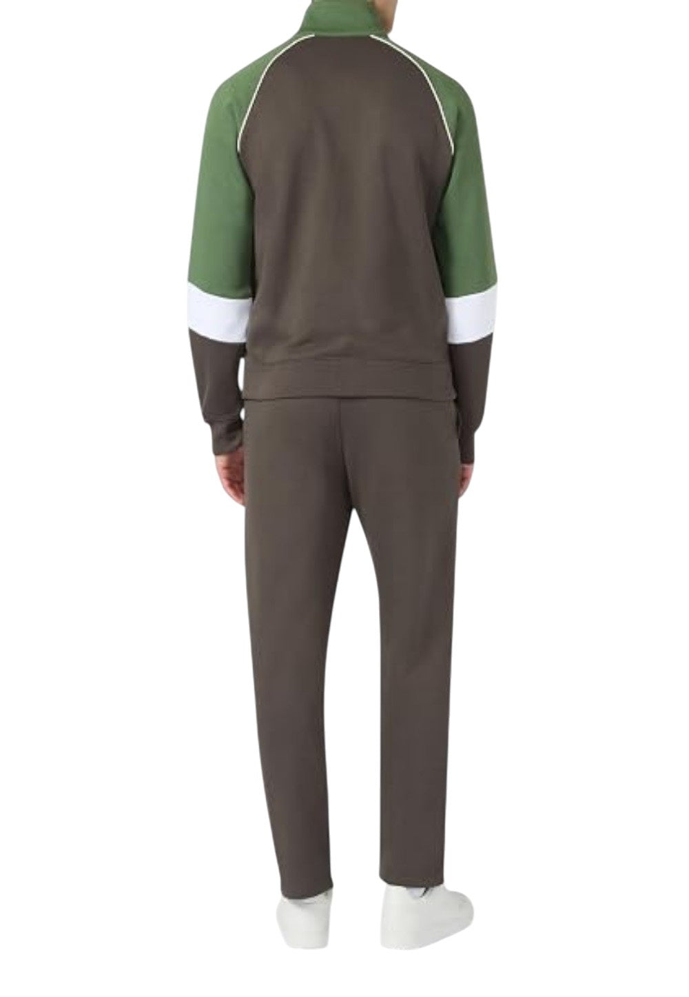 Champion tuta uomo zip,lunga bicolore con pantalone aperto