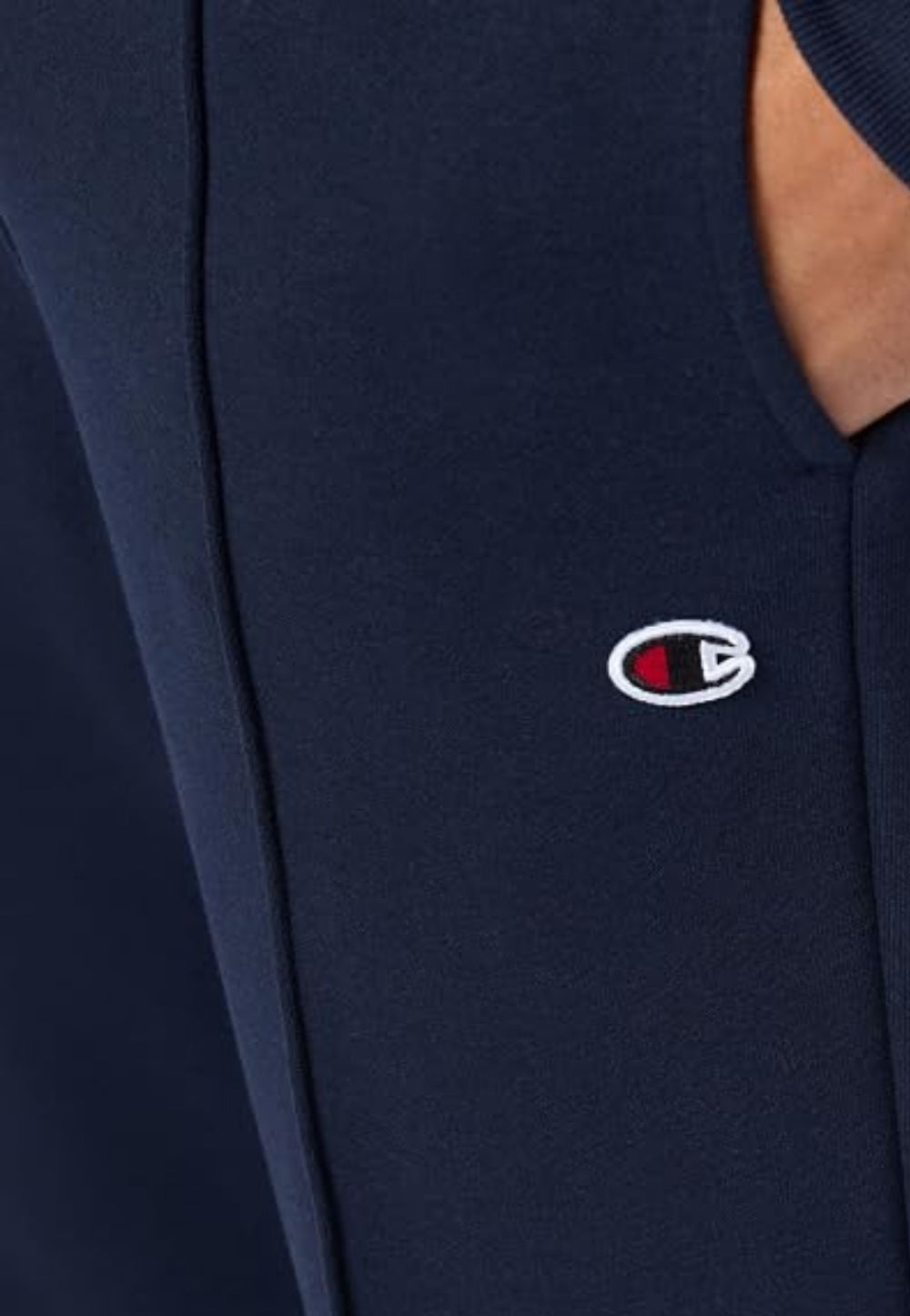 Champion tuta uomo zip,lunga bicolore con pantalone aperto