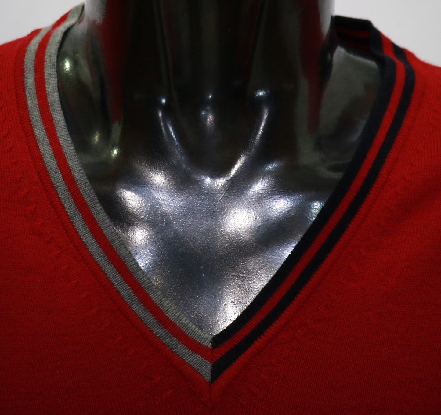 Maglia lana collo a V