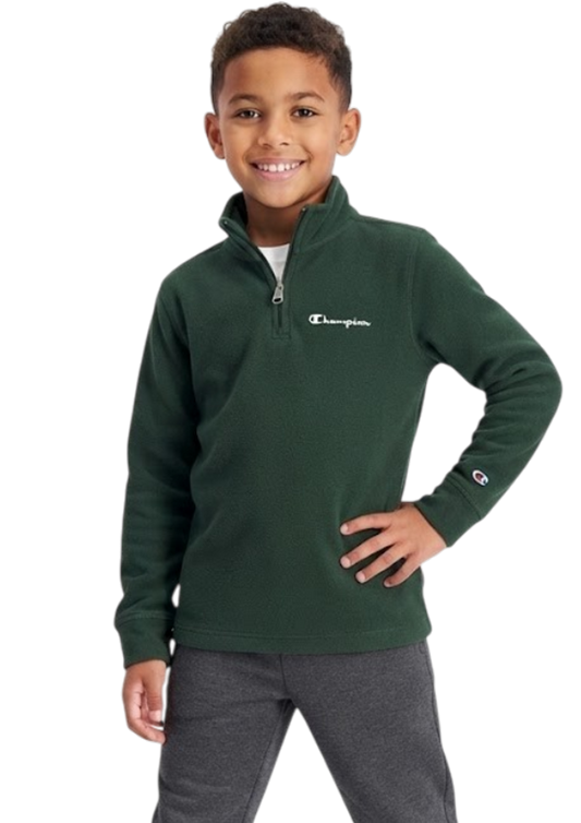 Champion felpa mezza zip in micro pile