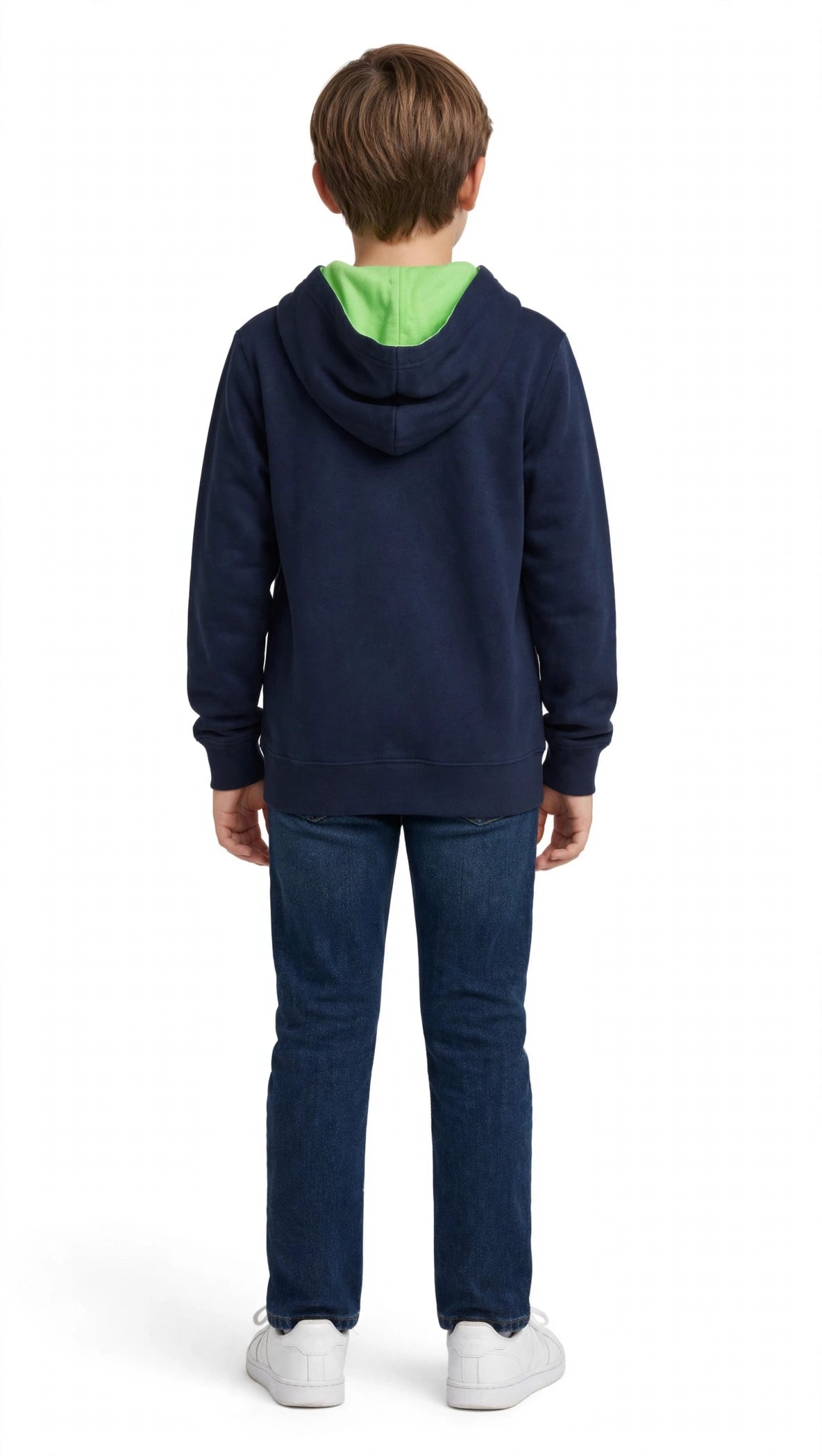 Chiampion felpa zip lunga cappuccio