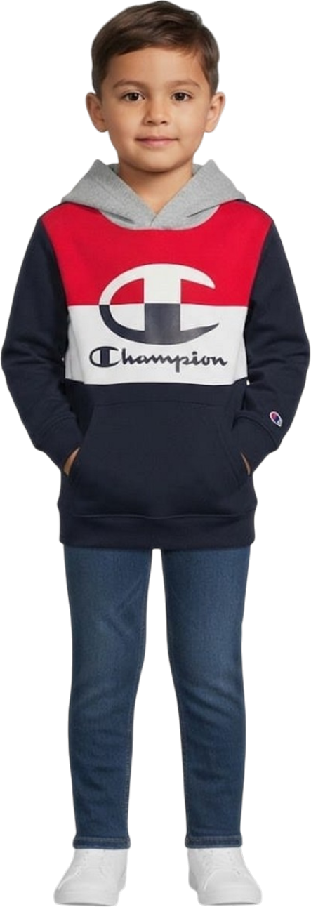 Champion felpa cappuccio bicolore
