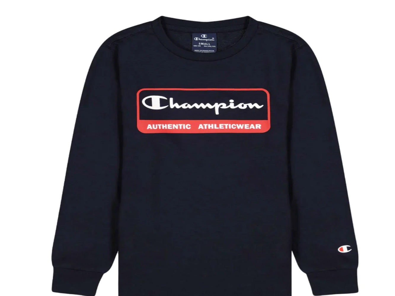 Champion felpa giro collo con stampa