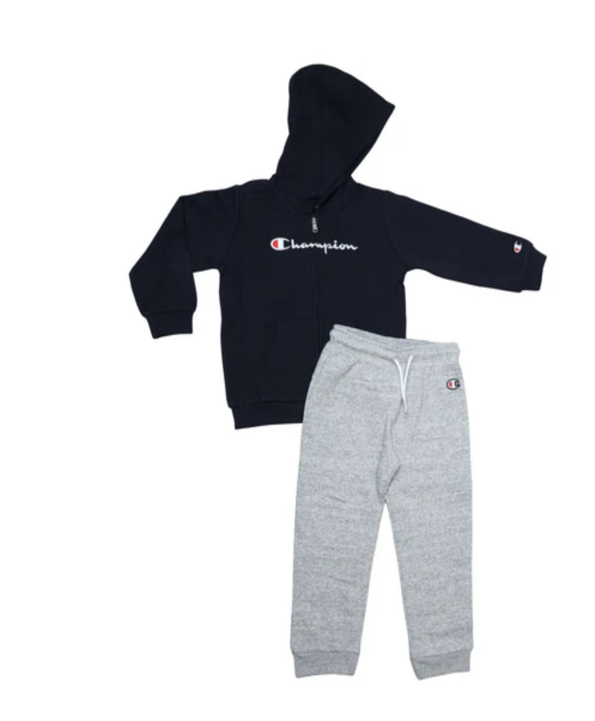 Champion tuta zip lunga cappuccio baby