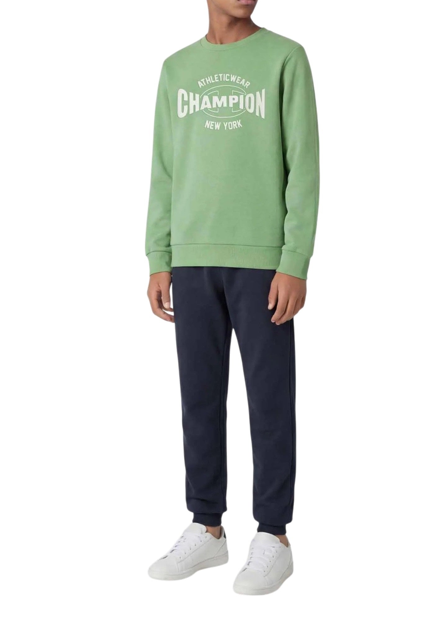 Champion tuta giro collo Bambino verde/blu
