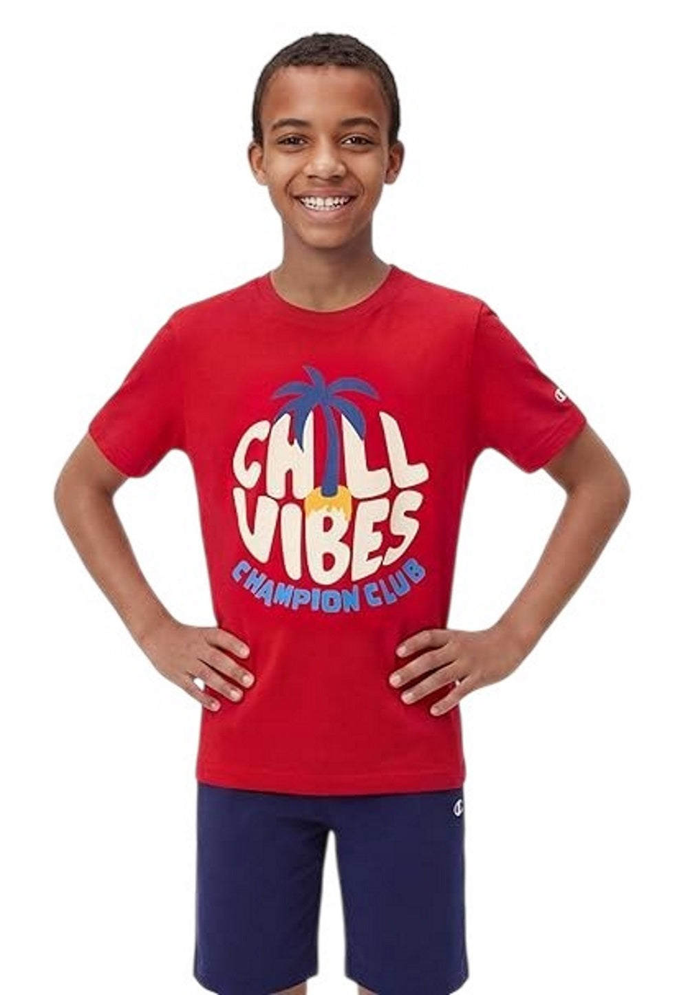 Champion set t.shirt e bermuda in cotone